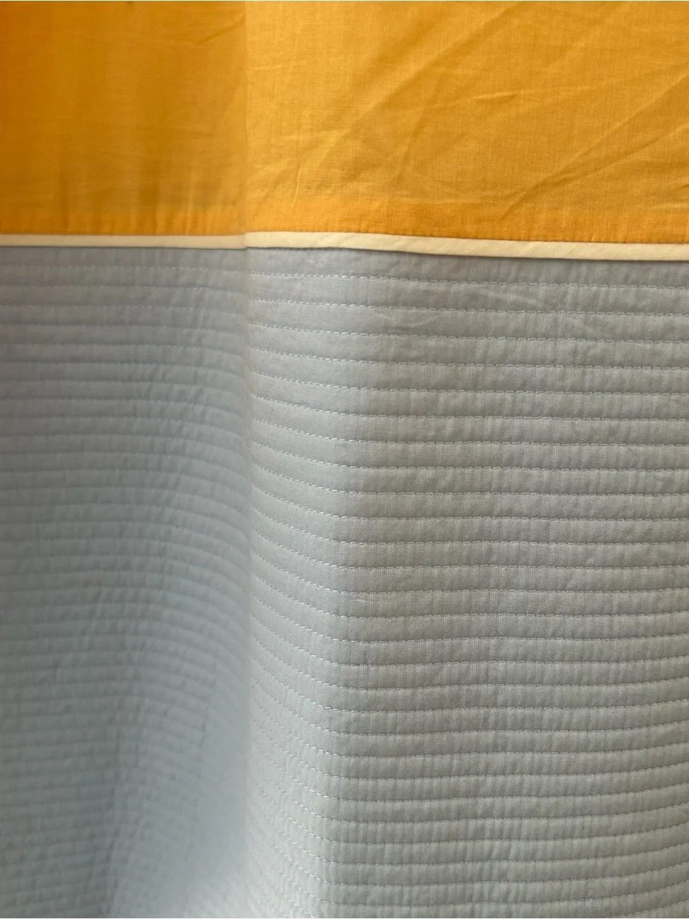 Tory Burch Yellow, Beige and Light Blue Colorblock Maxi Dress
